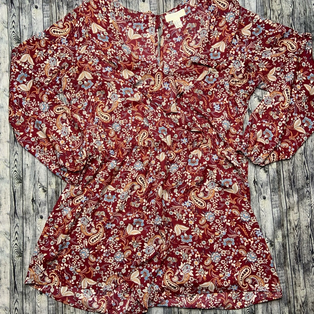 Forever 21 Floral Romper